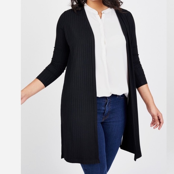 Long Ribbed Cardigan - Picture 3 of 6